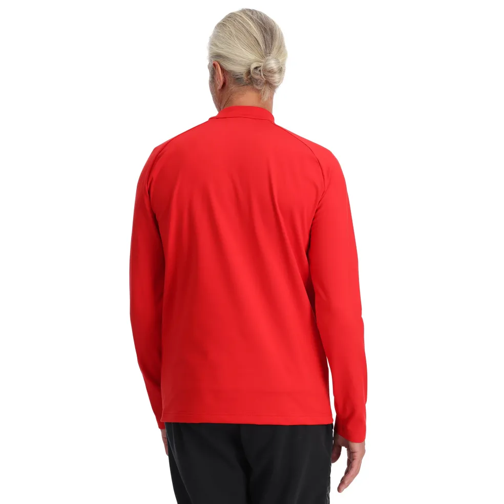 Spyder Midlayers|Resort*Mens Castle Mock Crew - Red SPYDERRED