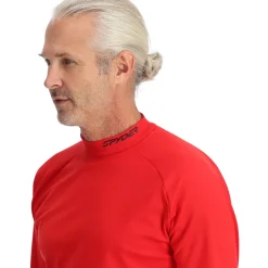Spyder Midlayers|Resort*Mens Castle Mock Crew - Red SPYDERRED