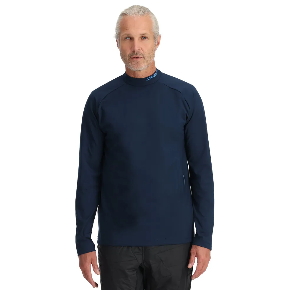 Spyder Midlayers|Resort*Mens Castle Mock Crew - True Navy TRUENAVY