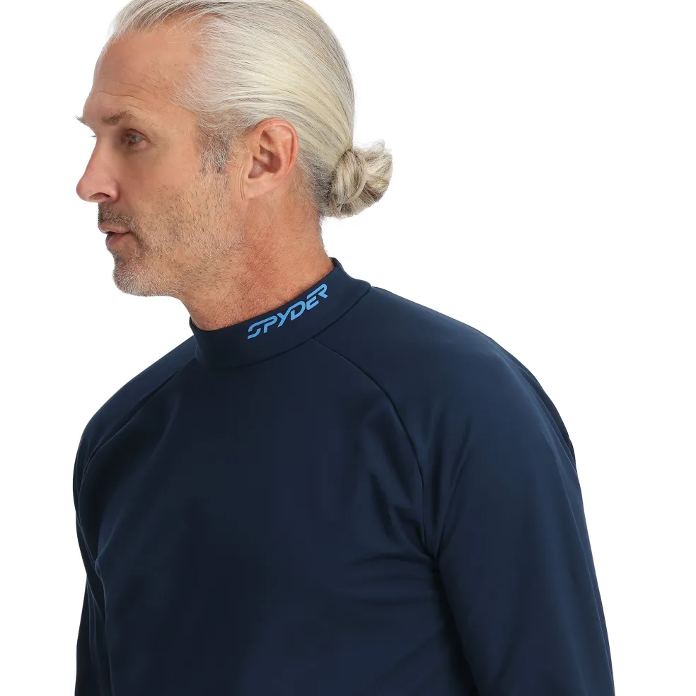 Spyder Midlayers|Resort*Mens Castle Mock Crew - True Navy TRUENAVY