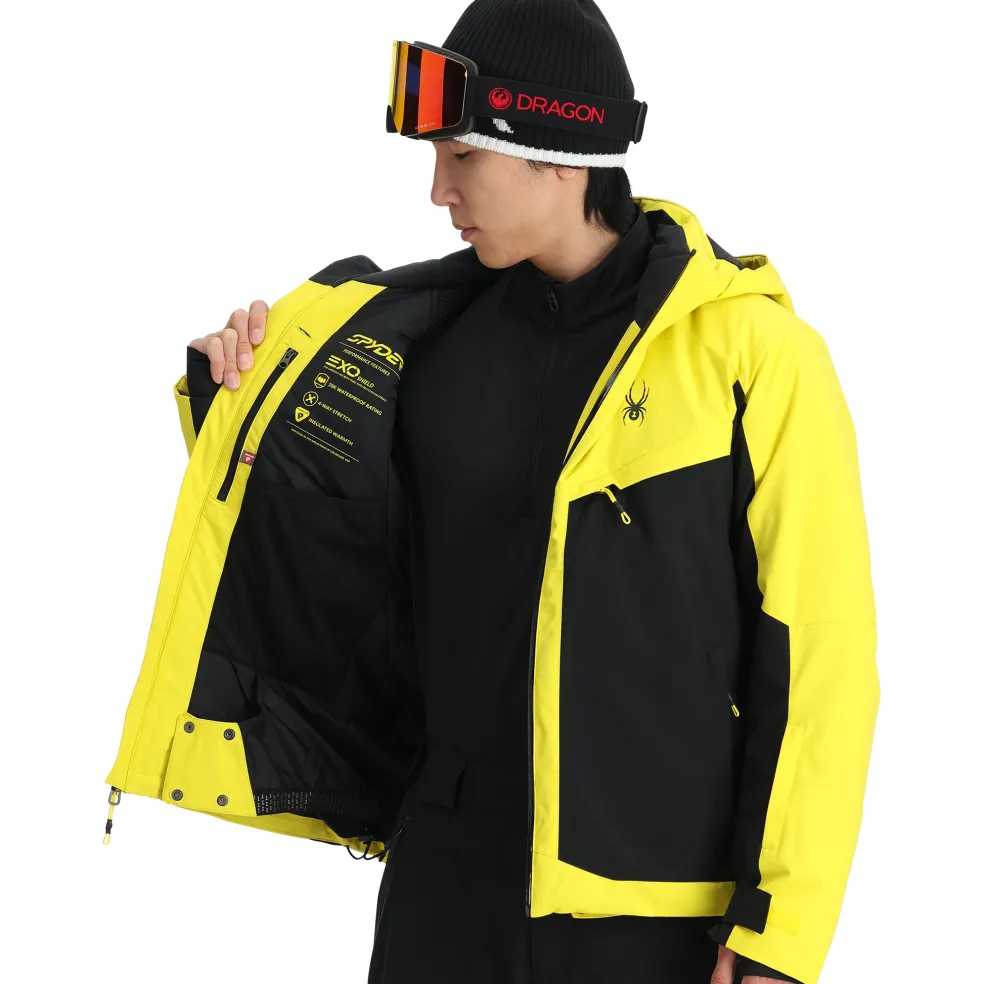 Spyder Insulated*Mens Copper - Acid Yellow ACIDYELLOW