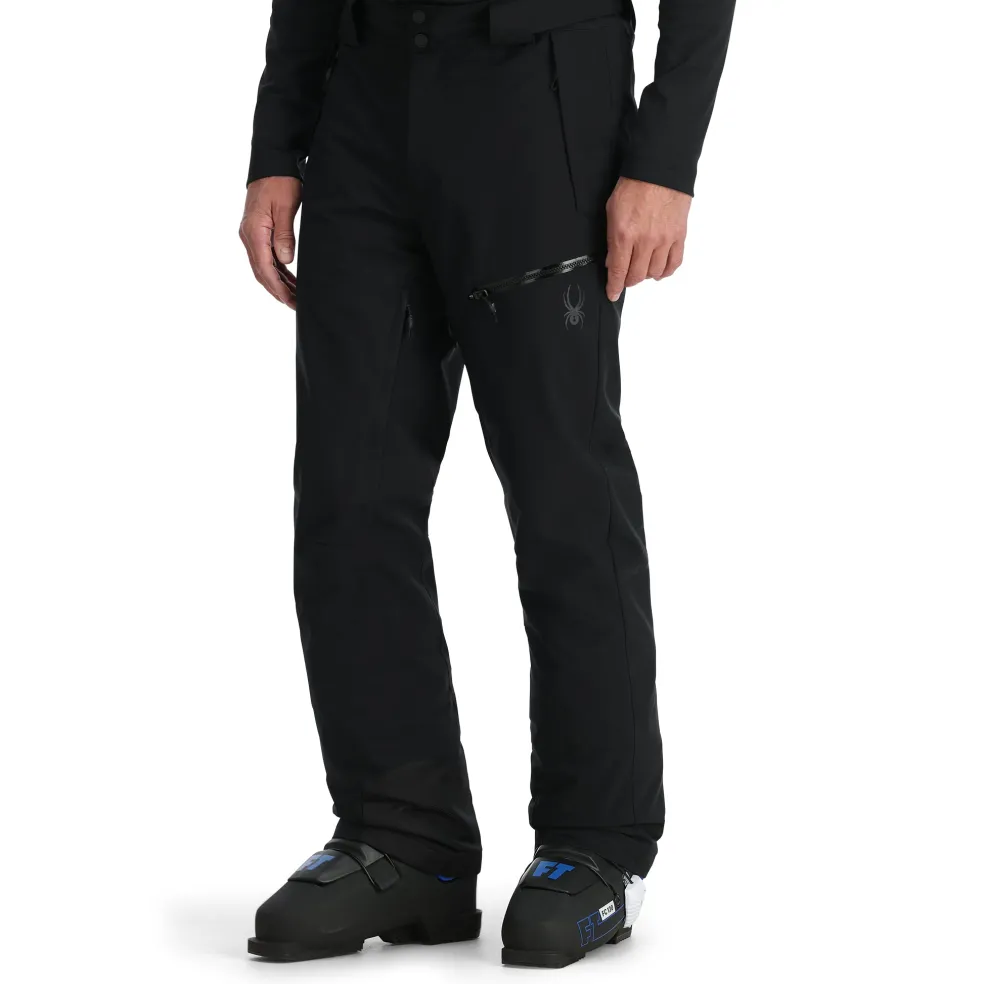 Spyder Bibs|Insulated*Mens Fuse - BLACK