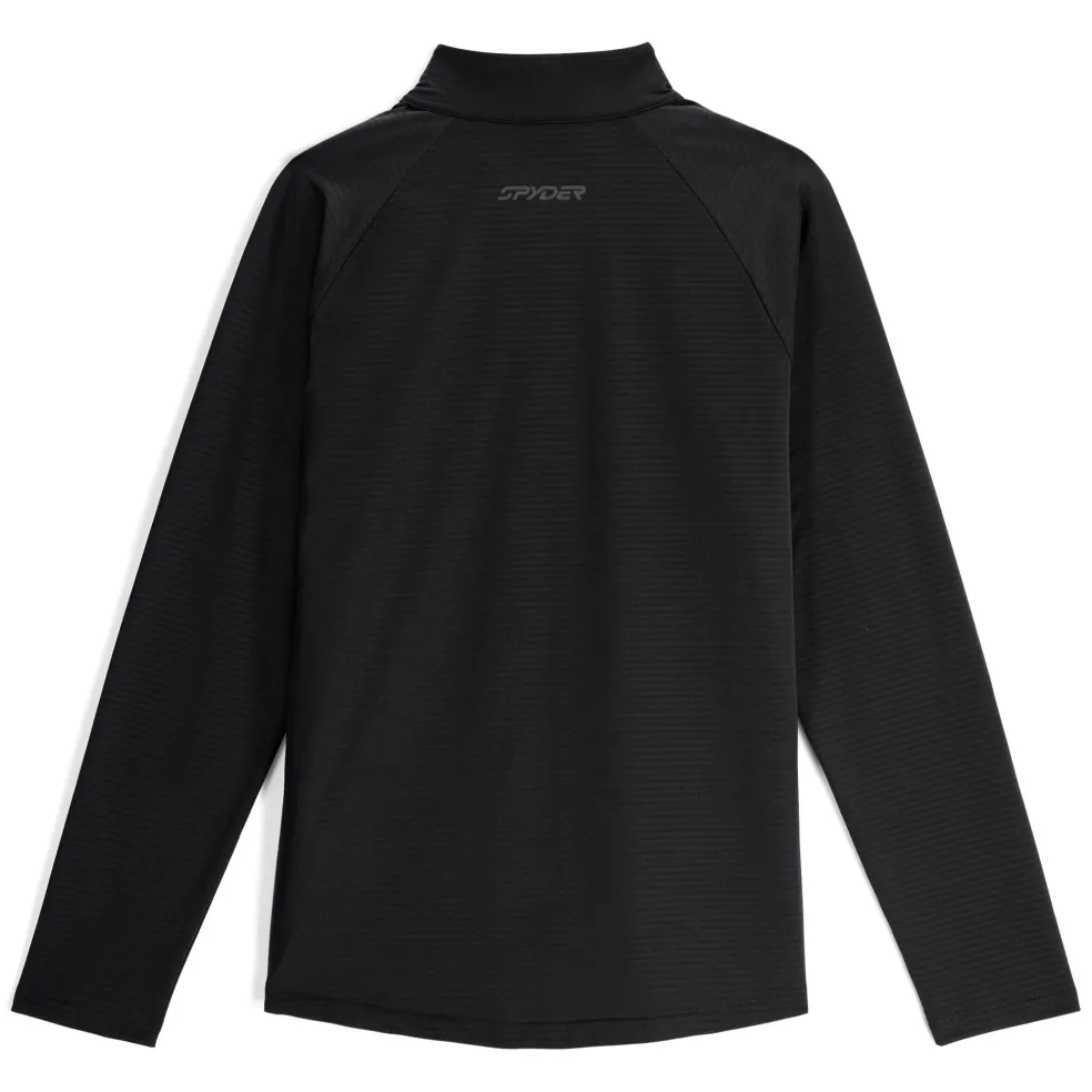 Spyder Midlayers|Fleece*Mens Gridweb Fleece Half Zip - BLACK
