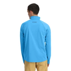 Spyder Midlayers|Fleece*Mens Gridweb Half Zip - Aether Blue AETHERBLUE