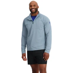 Spyder Fleece*Mens Gridweb Half Zip - Blue Fog BLUEFOG