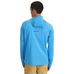 Spyder Midlayers|Fleece*Mens Gridweb Hoodie - Aether Blue AETHERBLUE