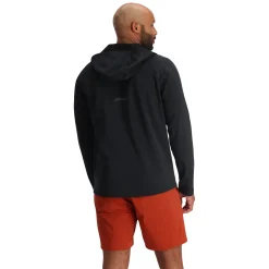 Spyder Midlayers|Fleece*Mens Gridweb Hoodie - BLACK