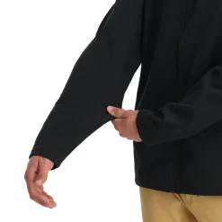 Spyder Midlayers|Fleece*Mens Gridweb Hoodie - BLACK