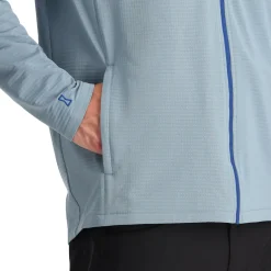 Spyder Fleece*Mens Gridweb Hoodie - Blue Fog BLUEFOG