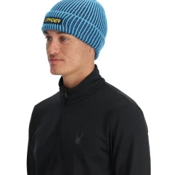 Spyder Hats|Freeski*Mens Groomers - Aether Blue AETHERBLUE