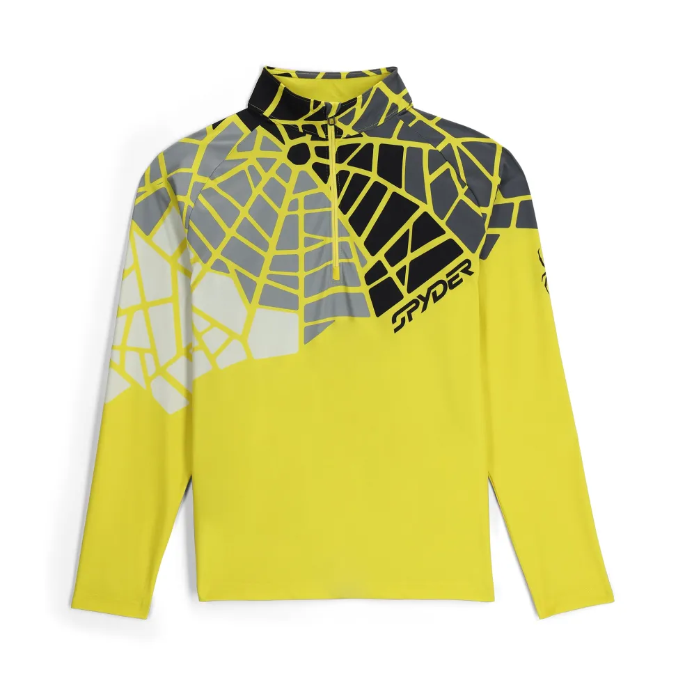 Spyder Midlayers|Resort*Mens Legacy Half Zip - Acid Yellow ACIDYELLOW
