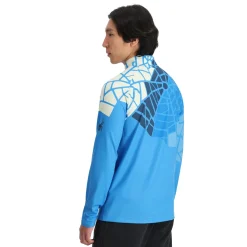 Spyder Midlayers|Resort*Mens Legacy Half Zip - Aether Blue AETHERBLUE