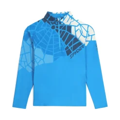Spyder Midlayers|Resort*Mens Legacy Half Zip - Aether Blue AETHERBLUE