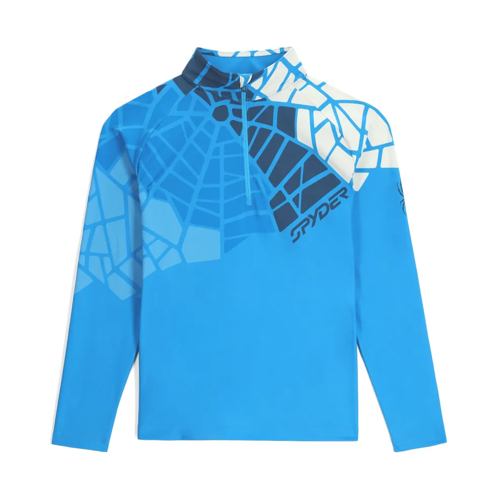 Spyder Midlayers|Resort*Mens Legacy Half Zip - Aether Blue AETHERBLUE