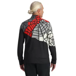 Spyder Midlayers|Resort*Mens Legacy Half Zip - BLACK