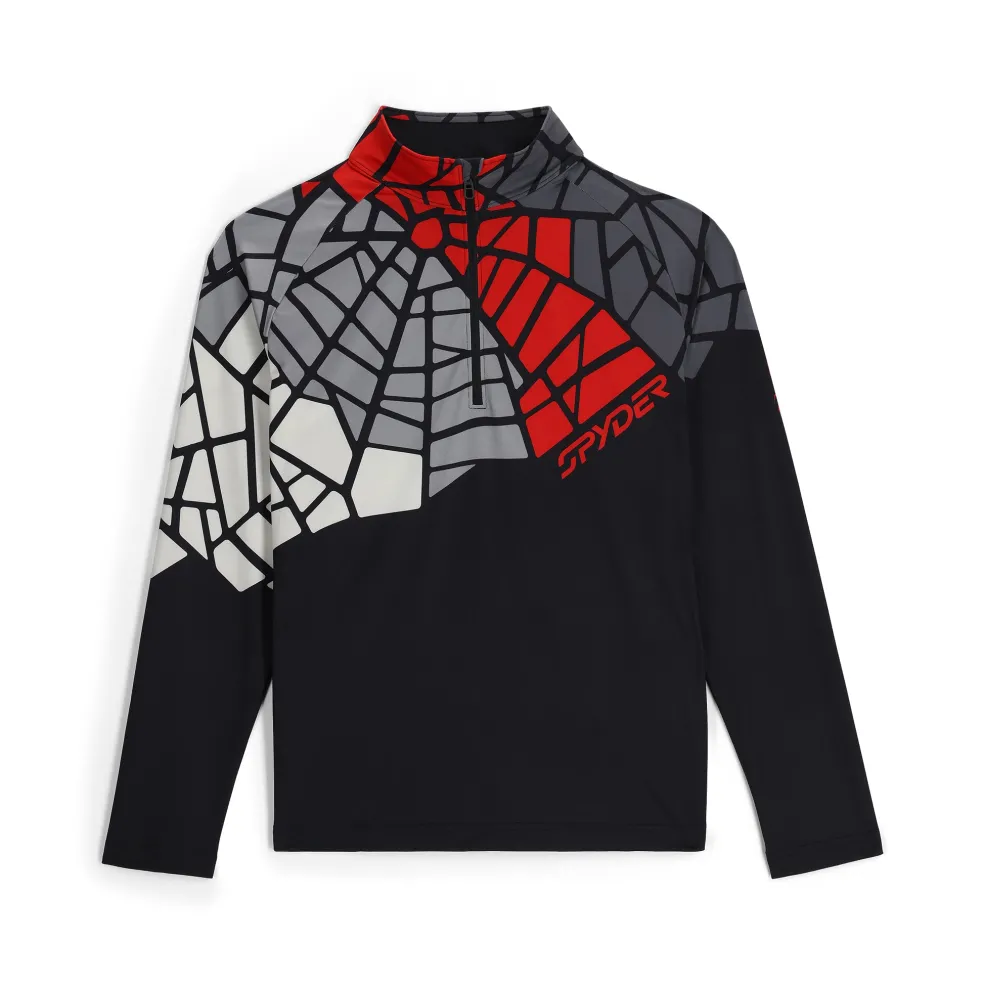 Spyder Midlayers|Resort*Mens Legacy Half Zip - BLACK