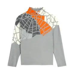 Spyder Midlayers|Resort*Mens Legacy Half Zip - CONCRETE