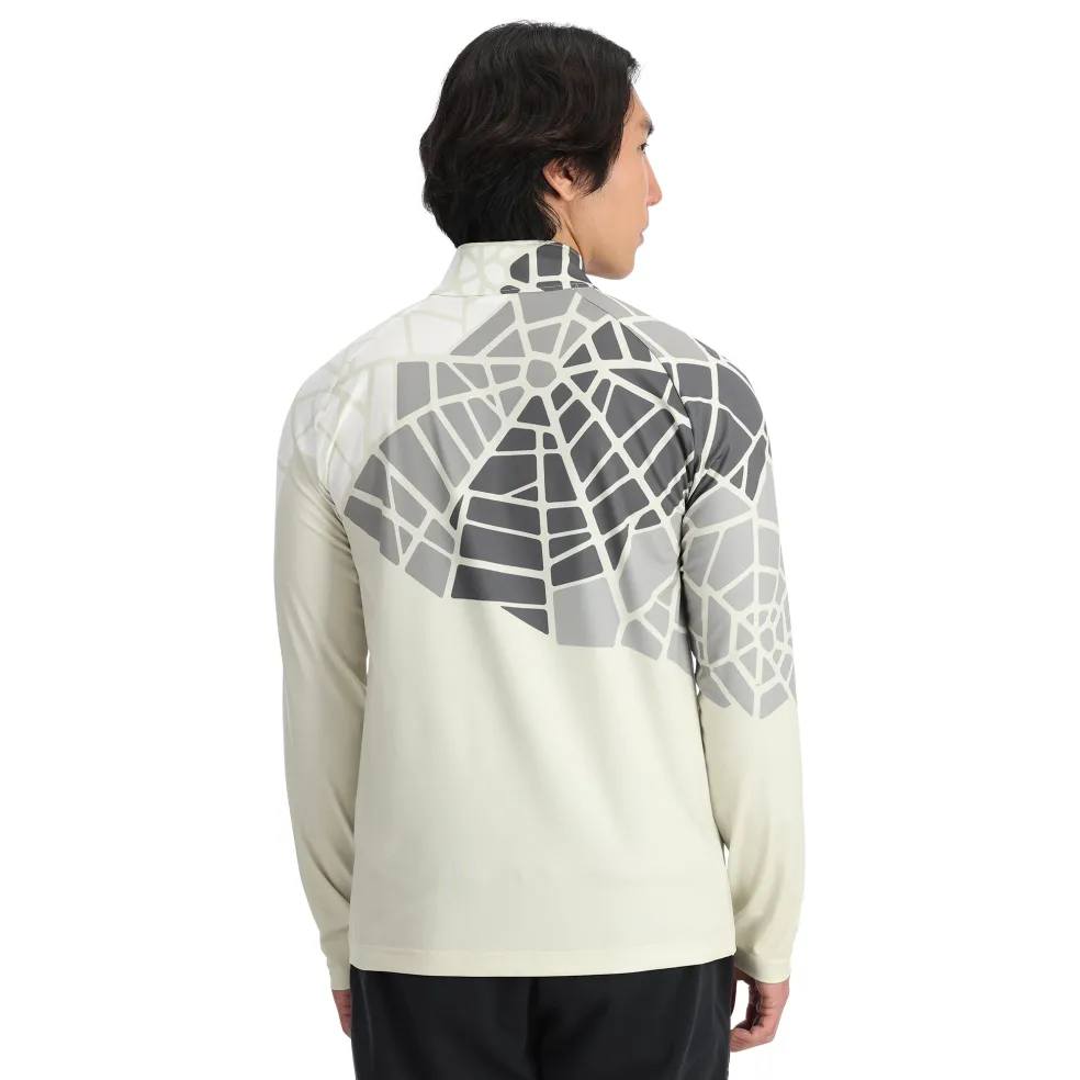 Spyder Midlayers|Resort*Mens Legacy Half Zip - Vanilla Latte VANILLALATTE