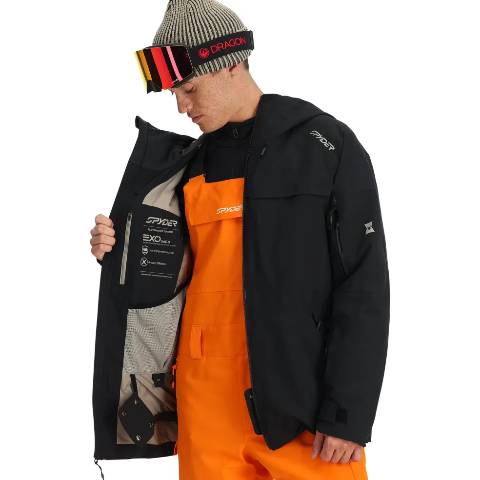 Spyder Insulated|Freeski*Mens Lift - BLACK