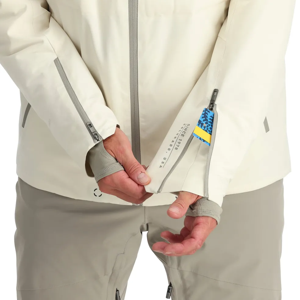 Spyder Insulated|Resort*Mens Pinnacle - Vanilla Latte VANILLALATTE