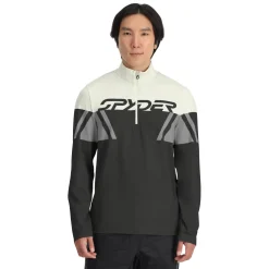 Spyder Midlayers*Mens Podium Half Zip - BLACK