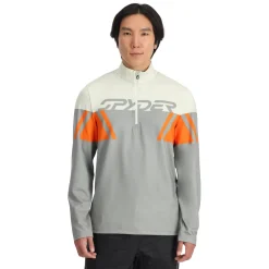 Spyder Midlayers*Mens Podium Half Zip - CONCRETE
