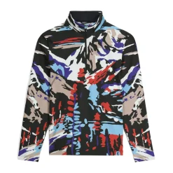 Spyder Midlayers|Freeski*Mens Podium Half Zip - Paint By Numbers Purple Flash PAINTBYNUMBERSPURPLEFLASH