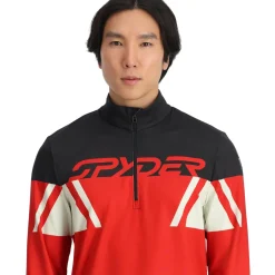 Spyder Midlayers*Mens Podium Half Zip - Red SPYDERRED