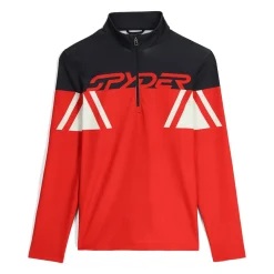 Spyder Midlayers*Mens Podium Half Zip - Red SPYDERRED