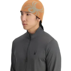 Spyder Hats|Freeski*Mens Reversible Innsbruck - Orange Shock ORANGESHOCK