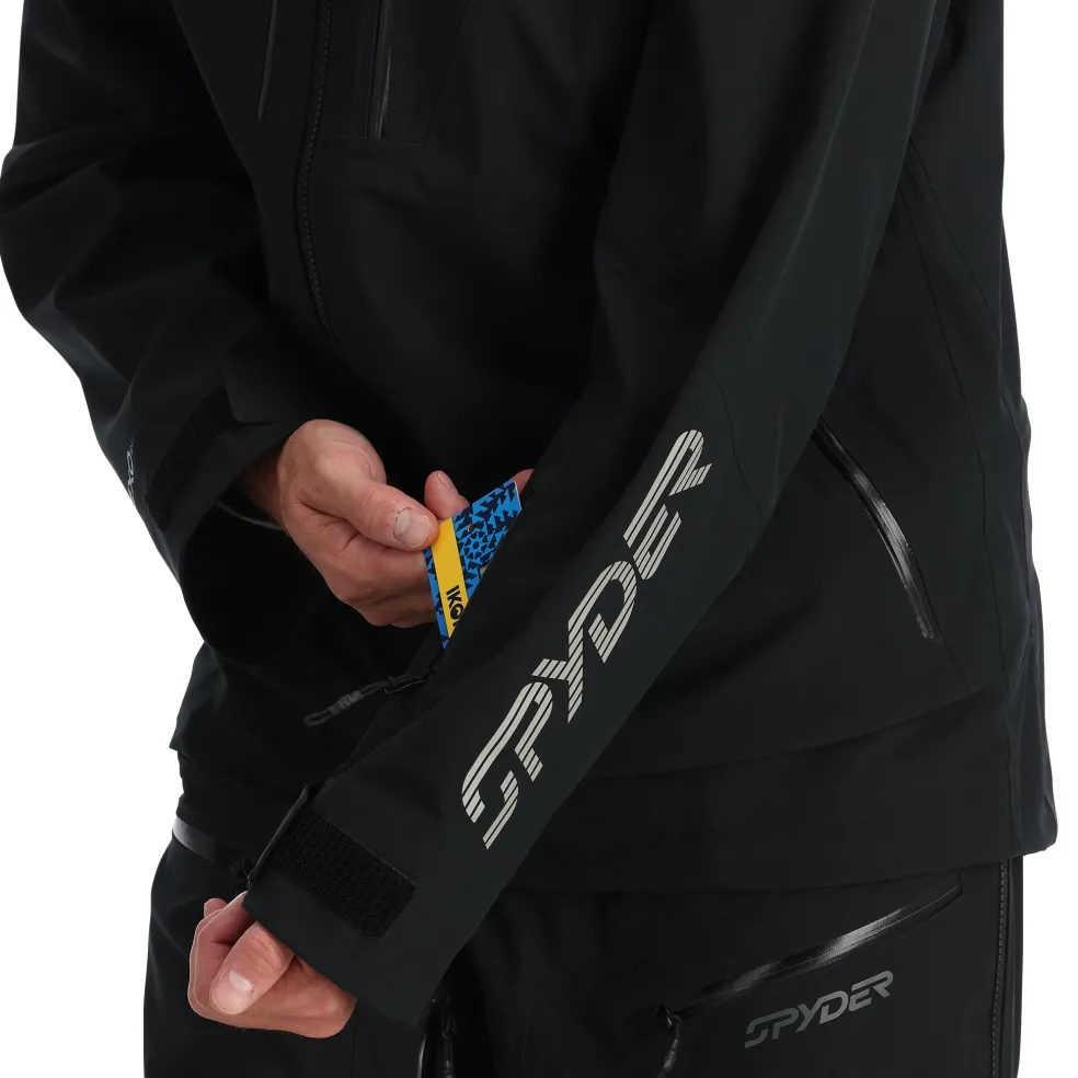 Spyder Shell|Backcountry*Mens Sanction - BLACK