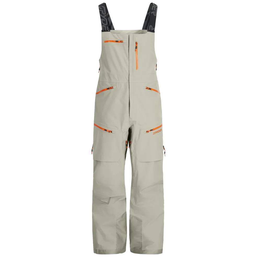 Spyder Bibs|Shell*Mens Sanction Bib - CONCRETE