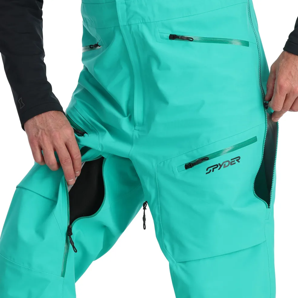 Spyder Bibs|Shell*Mens Sanction Bib - Teal Green TEALGREEN