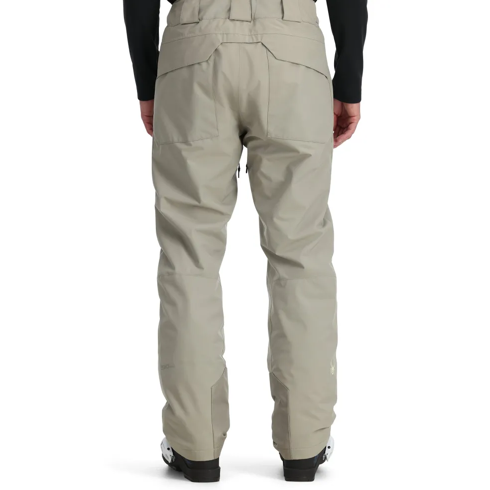 Spyder Bibs|Insulated*Mens Sentinel - CONCRETE