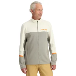 Spyder Midlayers|Fleece*Mens Speed Fleece Full Zip - CONCRETE