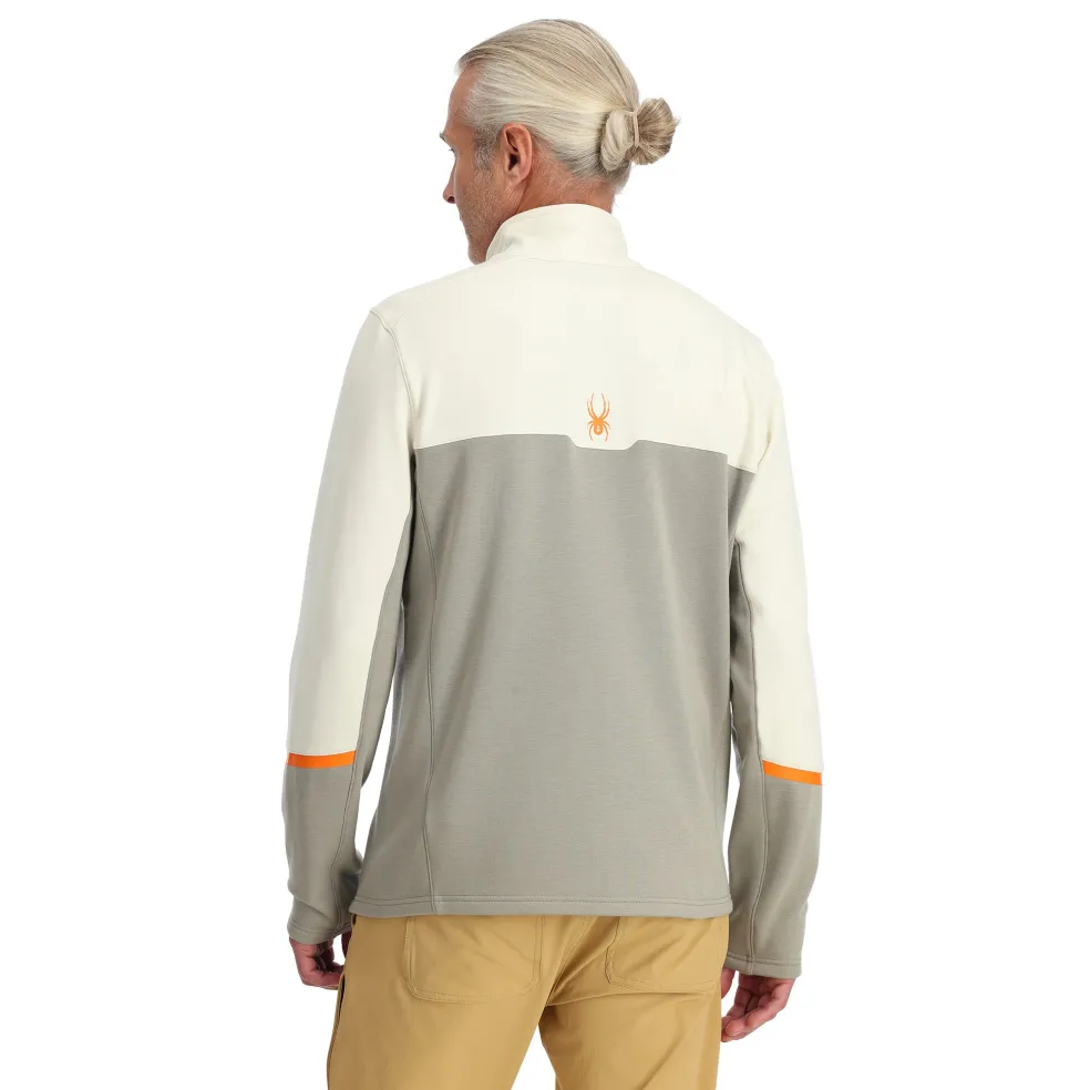 Spyder Midlayers|Fleece*Mens Speed Fleece Full Zip - CONCRETE