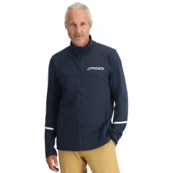 Spyder Midlayers|Fleece*Mens Speed Fleece Full Zip - True Navy TRUENAVY