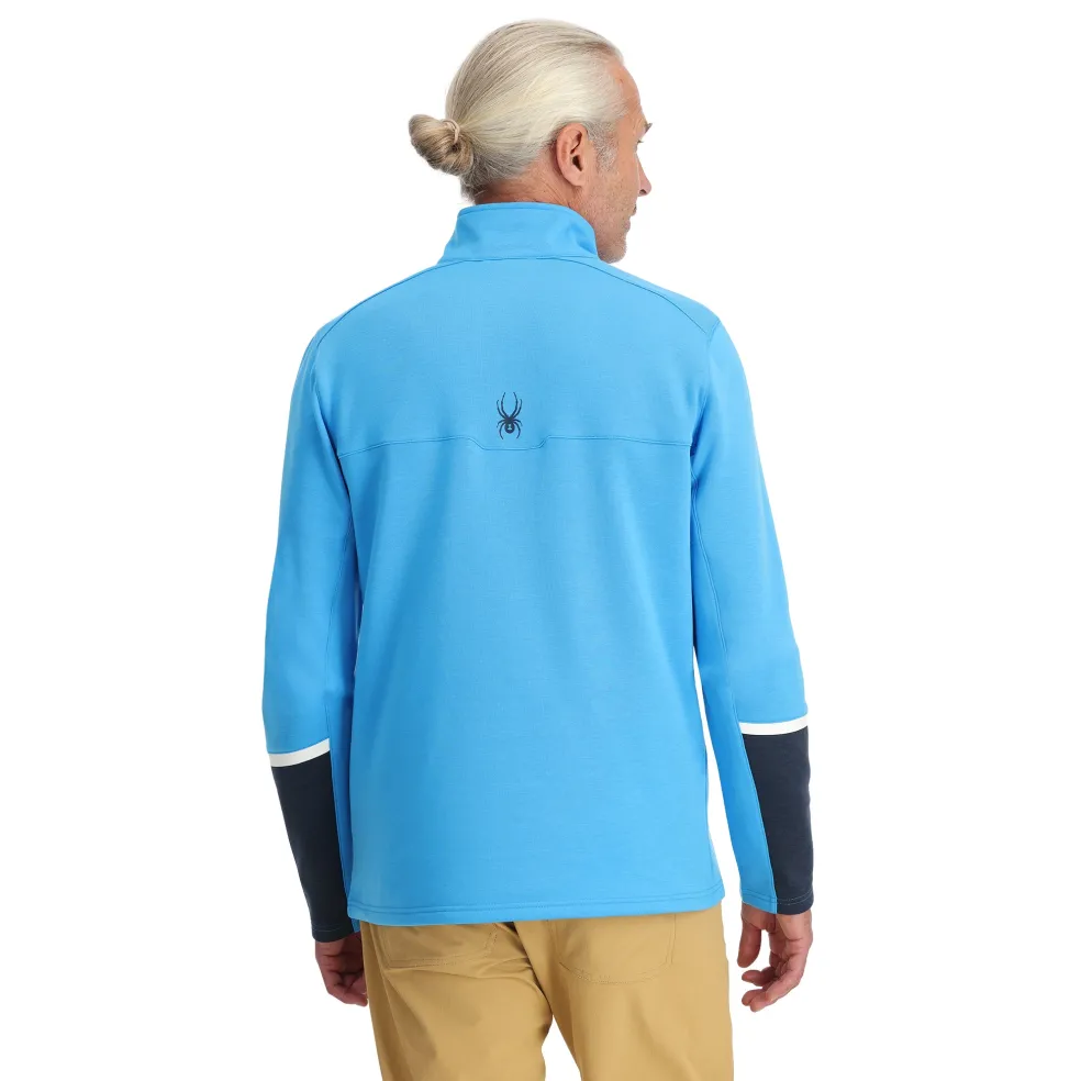 Spyder Midlayers|Fleece*Mens Speed Fleece Half Zip - Aether Blue AETHERBLUE