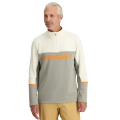 Spyder Midlayers|Fleece*Mens Speed Fleece Half Zip - CONCRETE