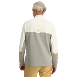 Spyder Midlayers|Fleece*Mens Speed Fleece Half Zip - CONCRETE