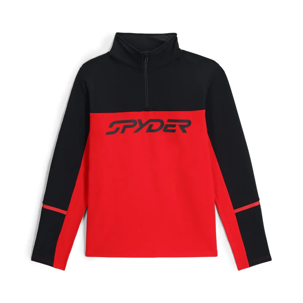 Spyder Midlayers|Fleece*Mens Speed Fleece Half Zip - Red SPYDERRED