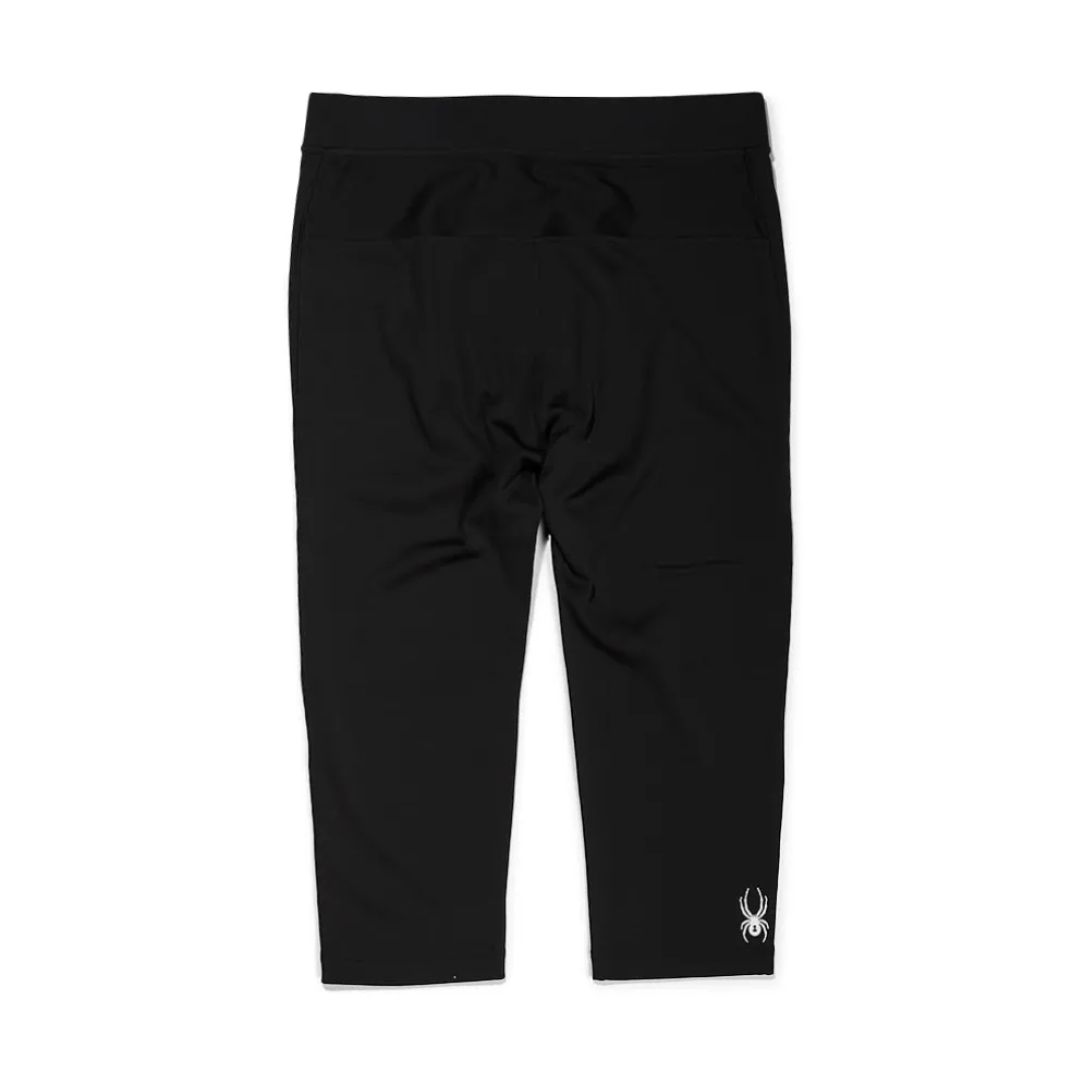 Spyder Baselayers*Mens Stretch Charger 3/4 Pant - BLACK