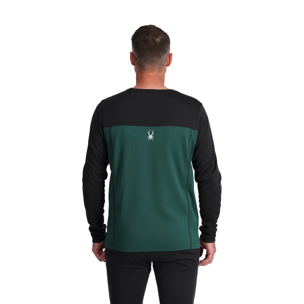 Spyder Baselayers*Mens Stretch Charger Crew - Cypress Green CYPRESSGREEN