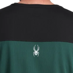 Spyder Baselayers*Mens Stretch Charger Crew - Cypress Green CYPRESSGREEN