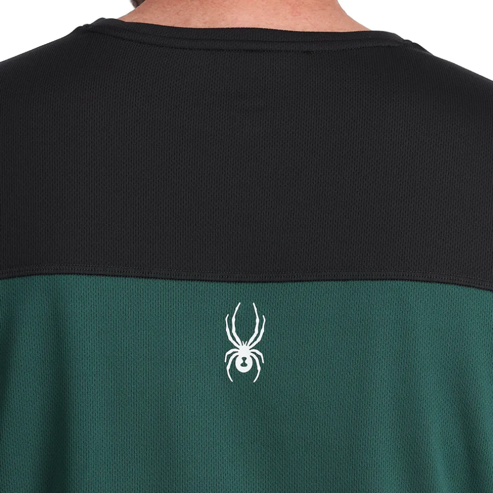 Spyder Baselayers*Mens Stretch Charger Crew - Cypress Green CYPRESSGREEN