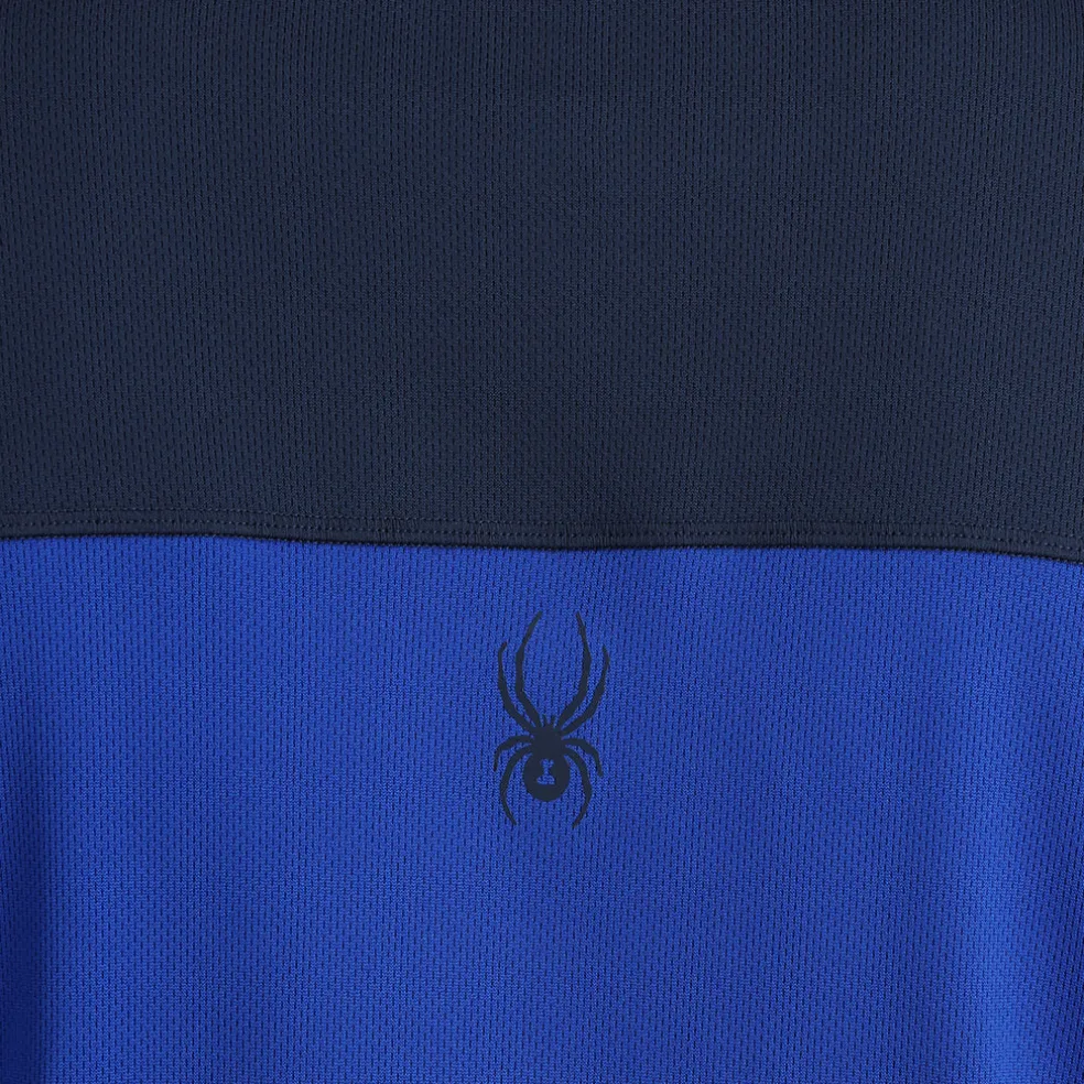 Spyder Baselayers*Mens Stretch Charger Crew - Electric Blue ELECTRICBLUE