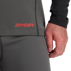 Spyder Baselayers*Mens Stretch Charger Crew - POLAR