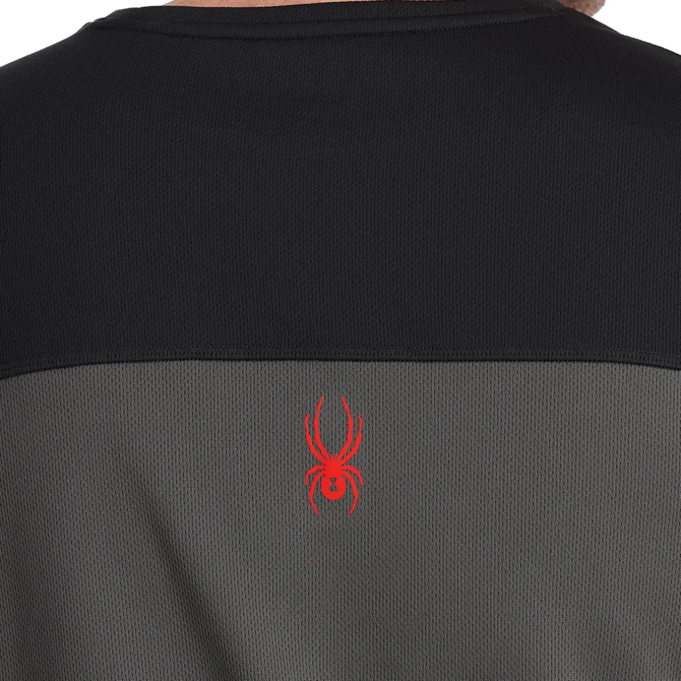 Spyder Baselayers*Mens Stretch Charger Crew - POLAR