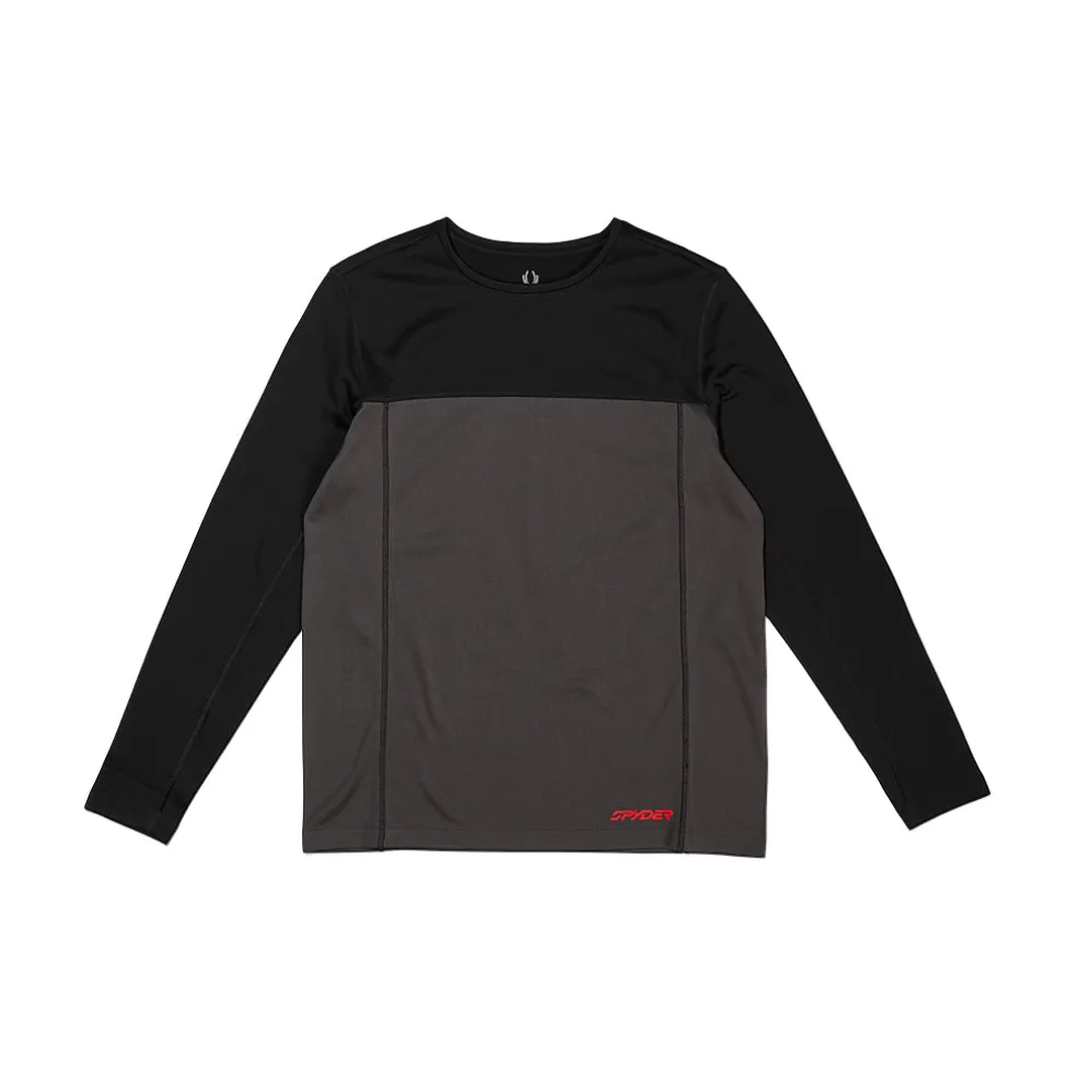 Spyder Baselayers*Mens Stretch Charger Crew - POLAR