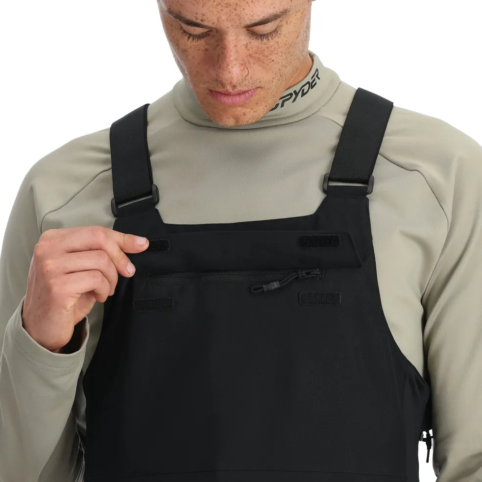 Spyder Bibs|Insulated*Mens Terrain Bib - BLACK